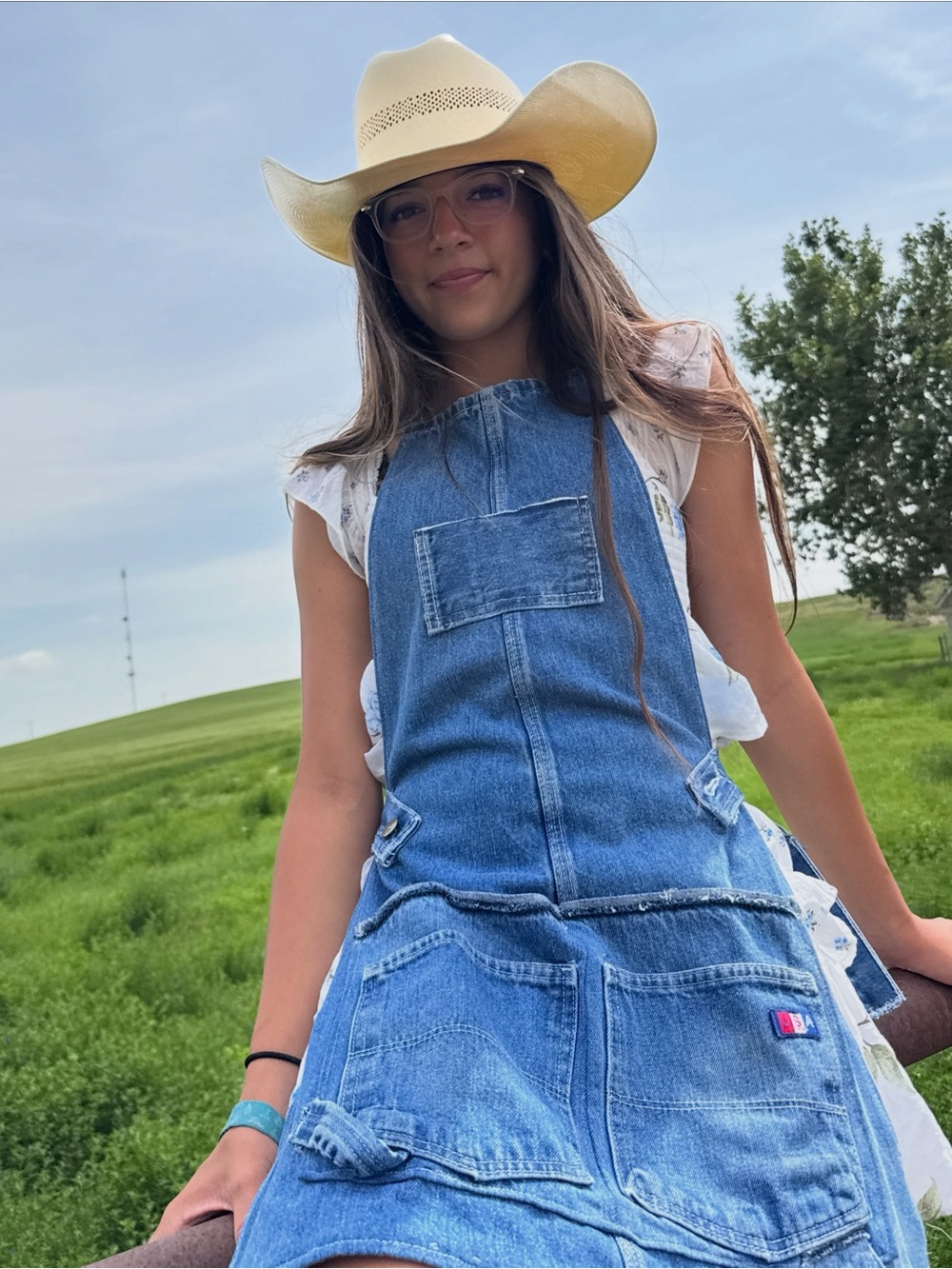 Denim apron